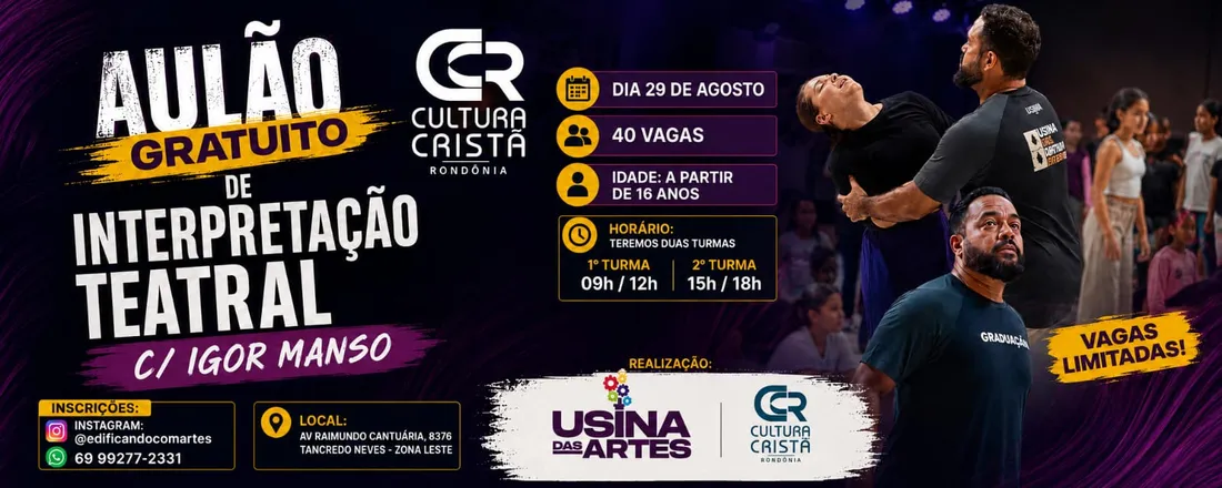 Aulão Gratuito de Interpretação Teatral
