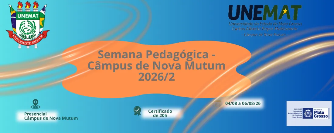 Semana Pedagógica - Câmpus de Nova Mutum – 2026/2