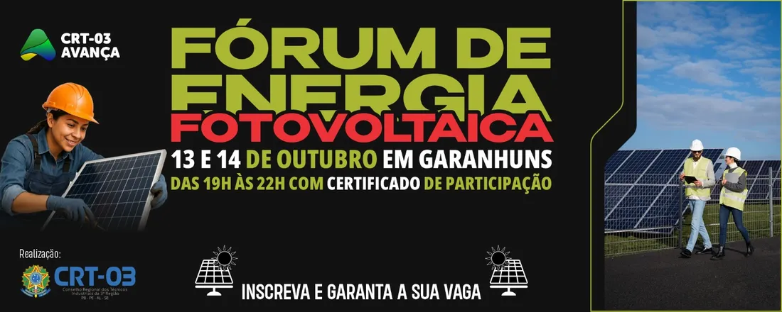 Fórum de Energia Fotovoltaica – Garanhuns/PE