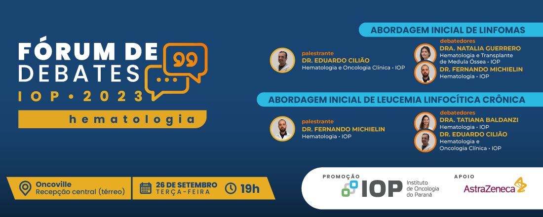 Fórum de Debates IOP - Hematologia