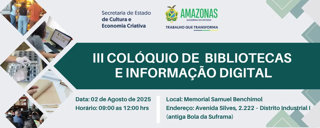 III Colóquio de Bibliotecas e informação digital