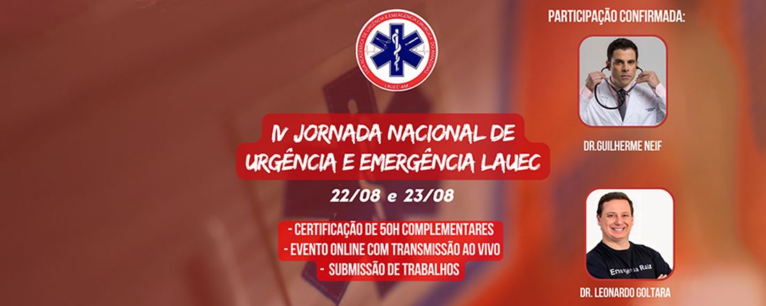 IV JORNADA NACIONAL DE URGÊNCIA E EMERGÊNCIA LAUEC-AM