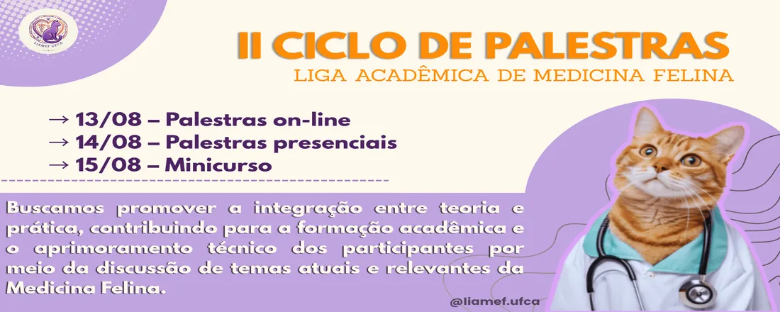 II Ciclo de palestras da LIAMEF