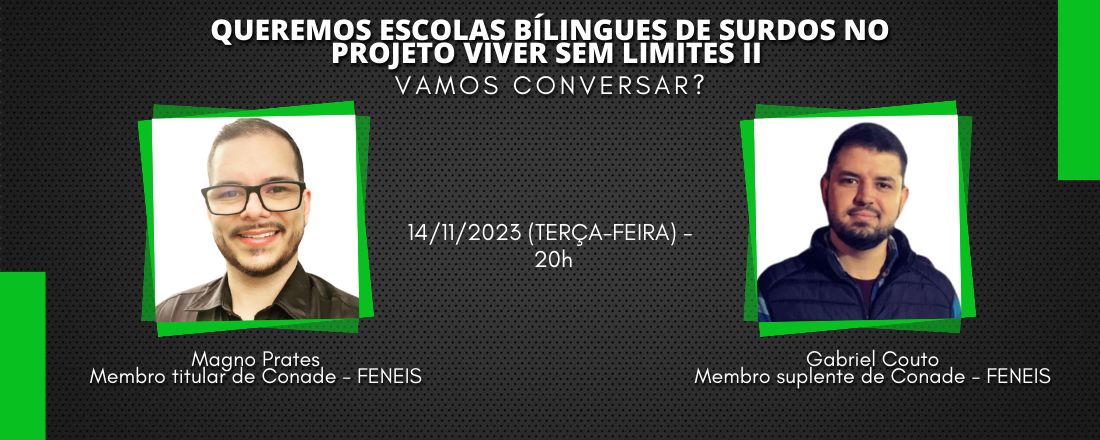 Vamos conversar? 14/11/2023