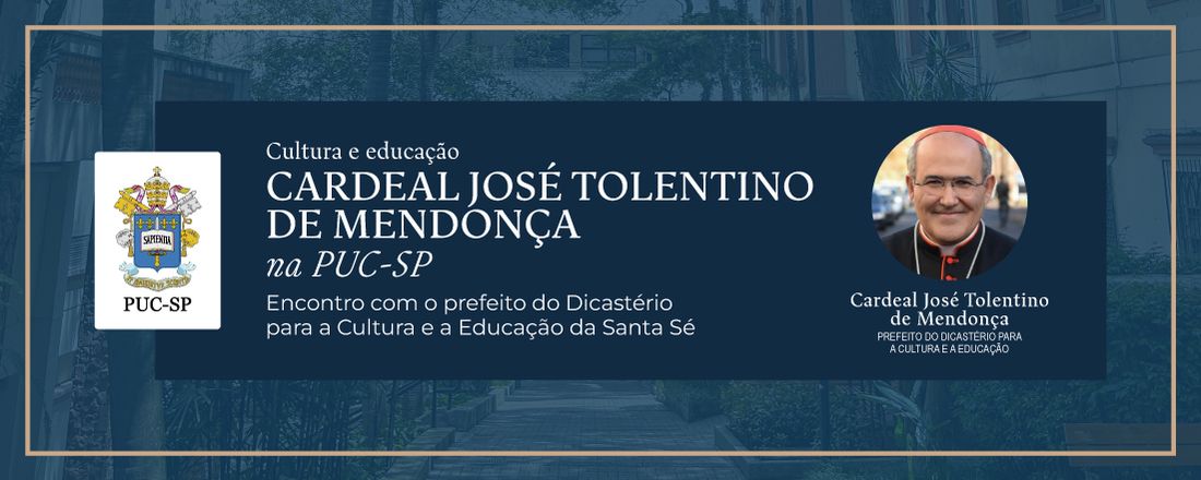 Cardeal José Tolentino de Mendonça na PUC-SP