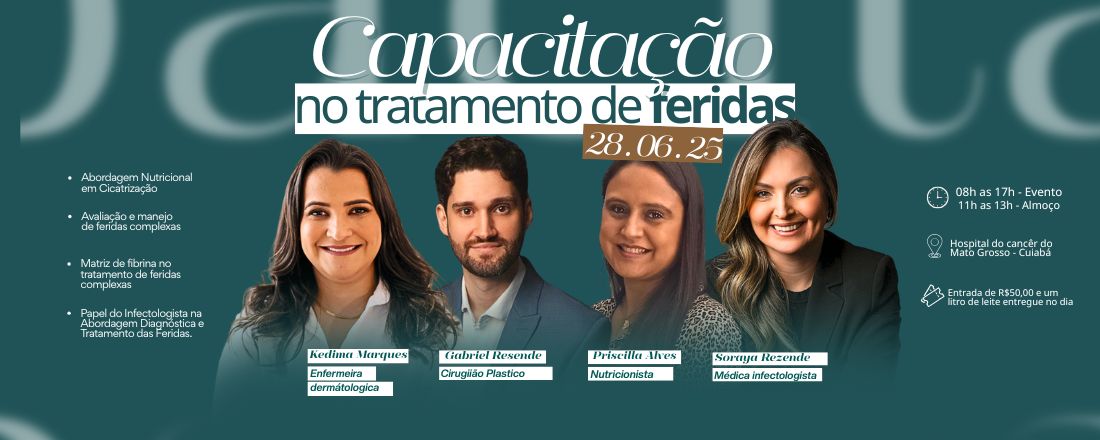 Capacitação no tratamento de feridas