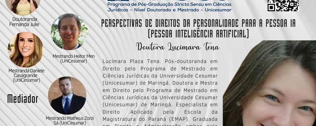 Perspectivas de Direitos da Personalidade para a Pessoa IA (inteligência artificial)