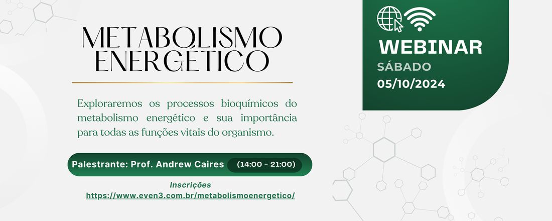 Webinar: Metabolismo Energético