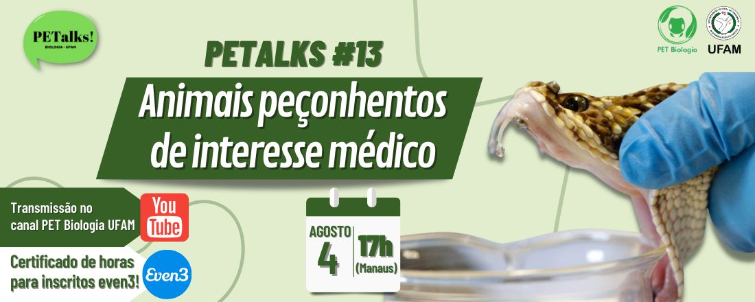 PET Talks #13 - Animais peçonhentos de interesse médico