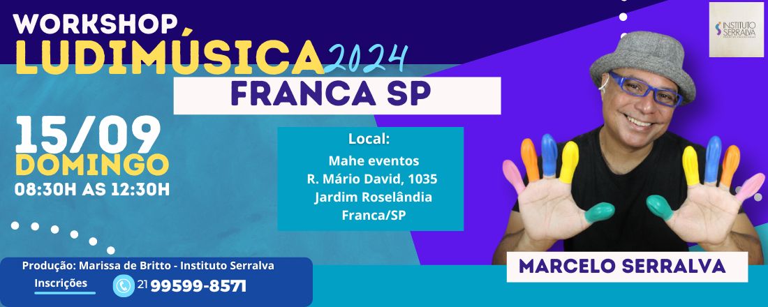 LUDIMÚSICA 2024 - Práticas Lúdicas e Inclusivas para Sala de Aula - FRANCA SP