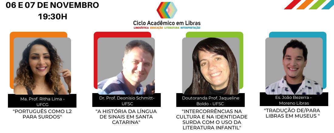 CICLO ACADÊMICO EM LIBRAS - NOVEMBRO23