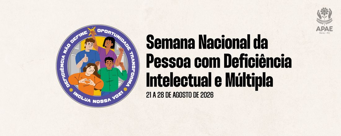 Palestra da Semana da Pessoa com Deficiência Intelectual e Múltipla - APAE de Marau/RS