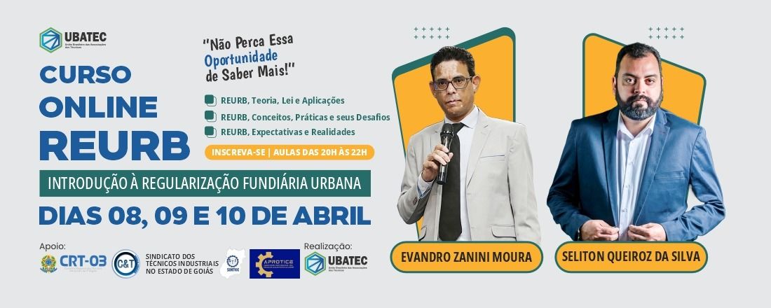 Curso: Introdução à Regularização Fundiária Urbana (REURB)