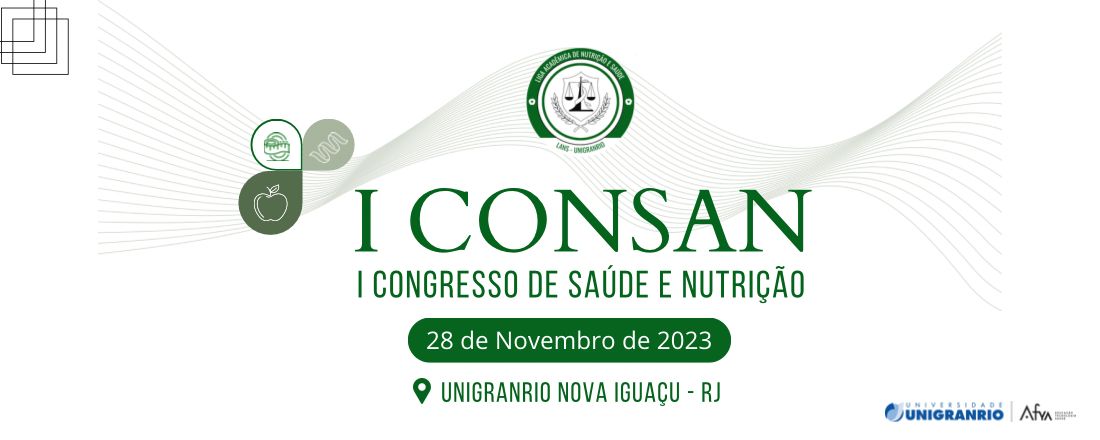 I CONSAN - I CONGRESSO DE SAÚDE E NUTRIÇÃO