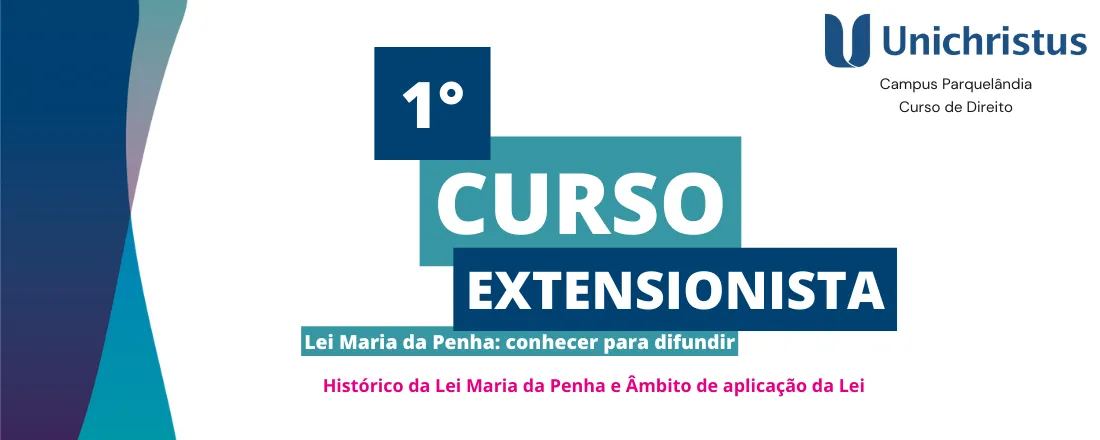 Curso de Extensão – Lei Maria da Penha: Conhecer para Difundir