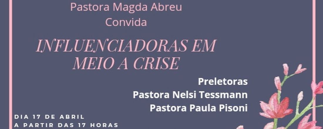 INFLUÊNCIADORAS EM MEIO A CRISE