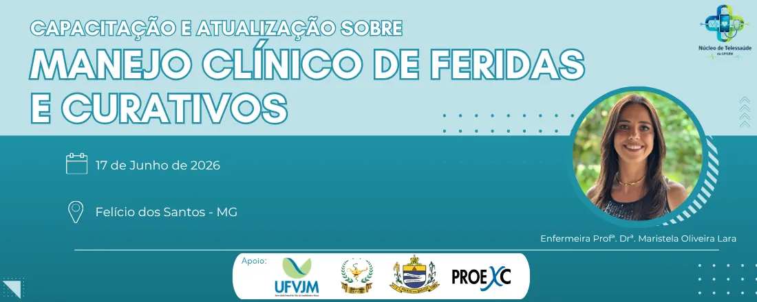 Capacitação e atualização sobre manejo clínico de feridas e curativos