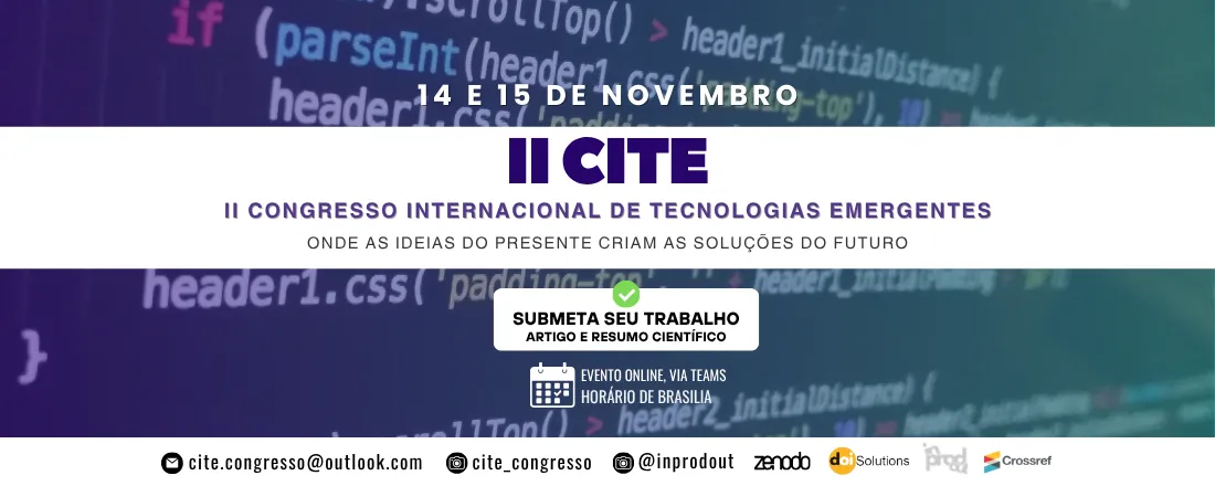 II Congresso Internacional de Tecnologias Emergentes (CITE)
