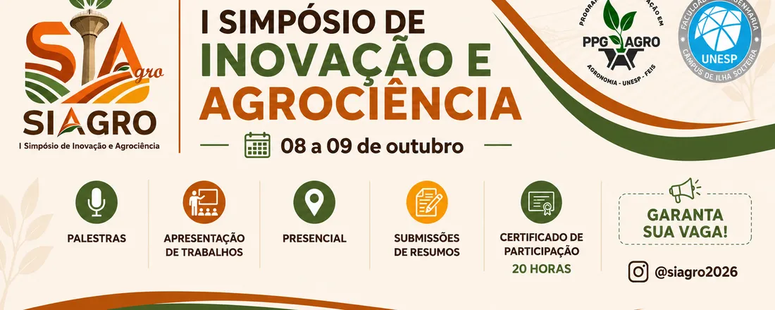 I Simpósio de Inovação e Agrociência