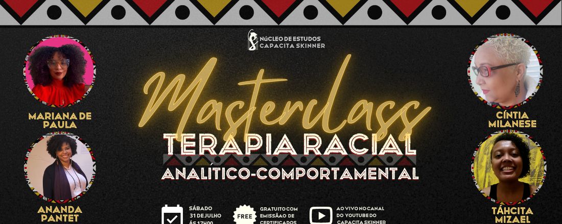 Masterclass - Terapia Racial Analítico-Comportamental