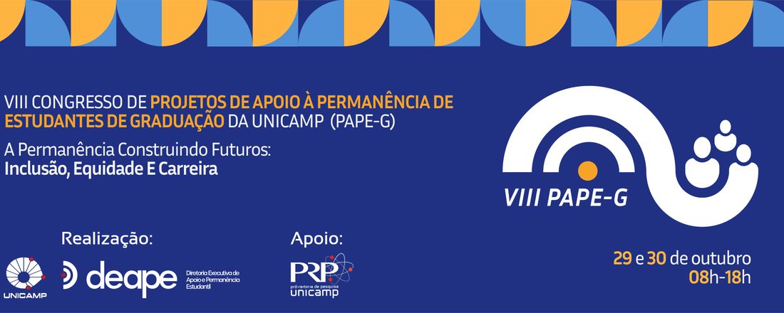 VIII PAPE-G - Congresso de Projetos de Apoio à Permanência dos Estudantes de Graduação
