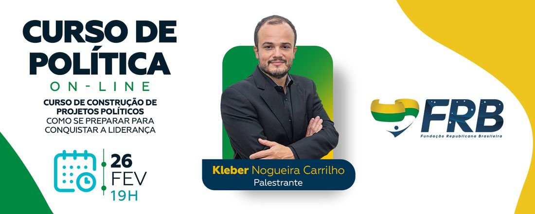 CURSO DE POLÍTICA [ON-LINE] - CONSTRUÇÃO DE PROJETOS POLÍTICOS - RIBEIRÃO PRETO/SP