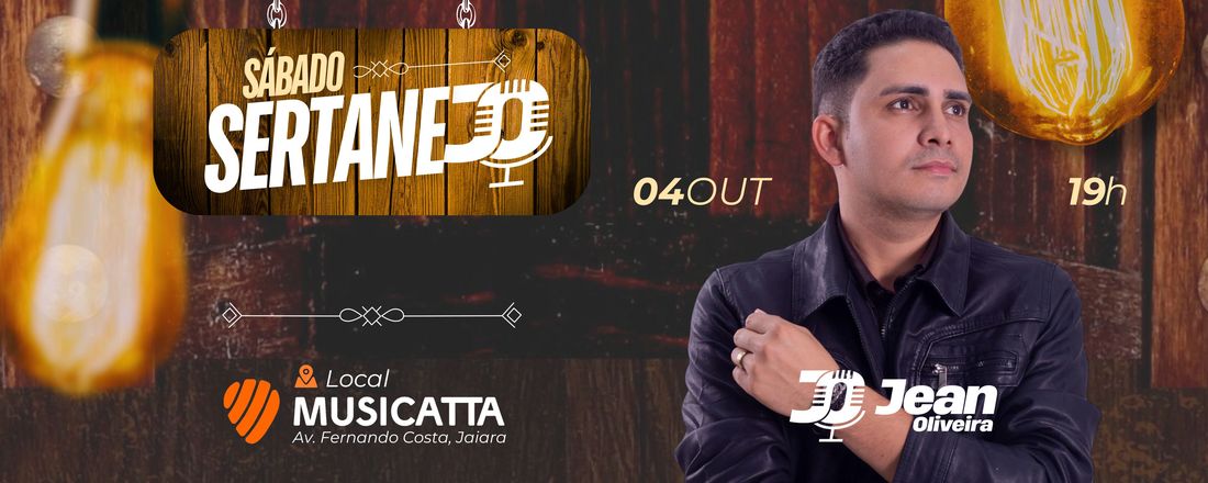Sábado Sertanejo com Jean Oliveira