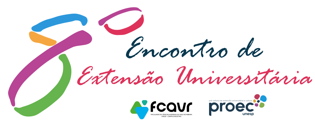 VIII Encontro de Extensão Universitária - FCAVR/UNESP - Câmpus de Registro