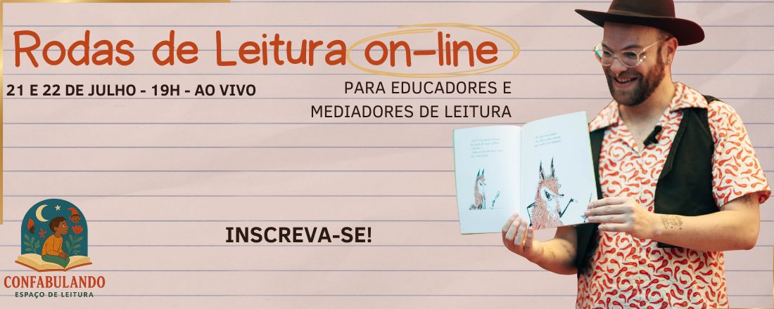 Rodas de Leitura On-line para Educadores e Mediadores de Leitura