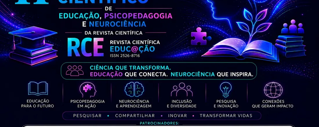 II Congresso Internacional Científico de Educação, Psicopedagogia e Neurociência da Revista Científica Educação