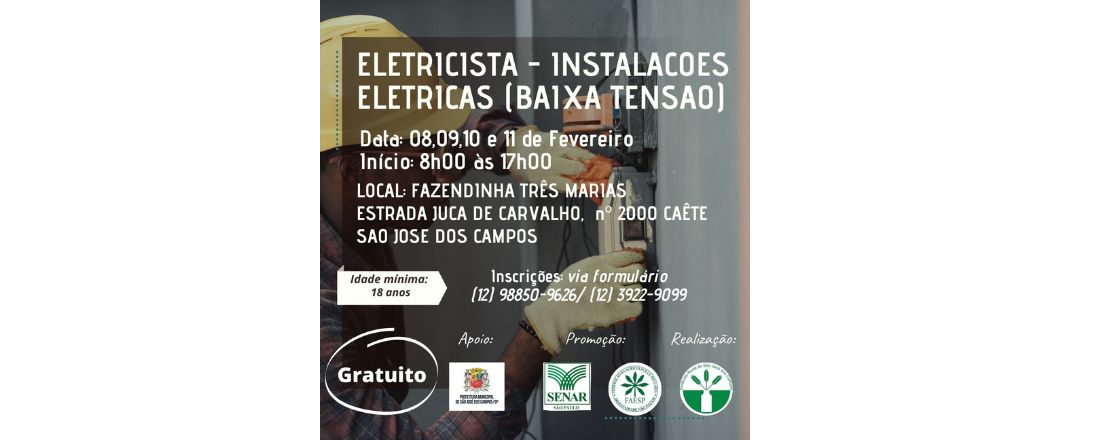 ELETRICISTA - INSTALAÇÕES ELÉTRICAS (BAIXA TENSÃO)