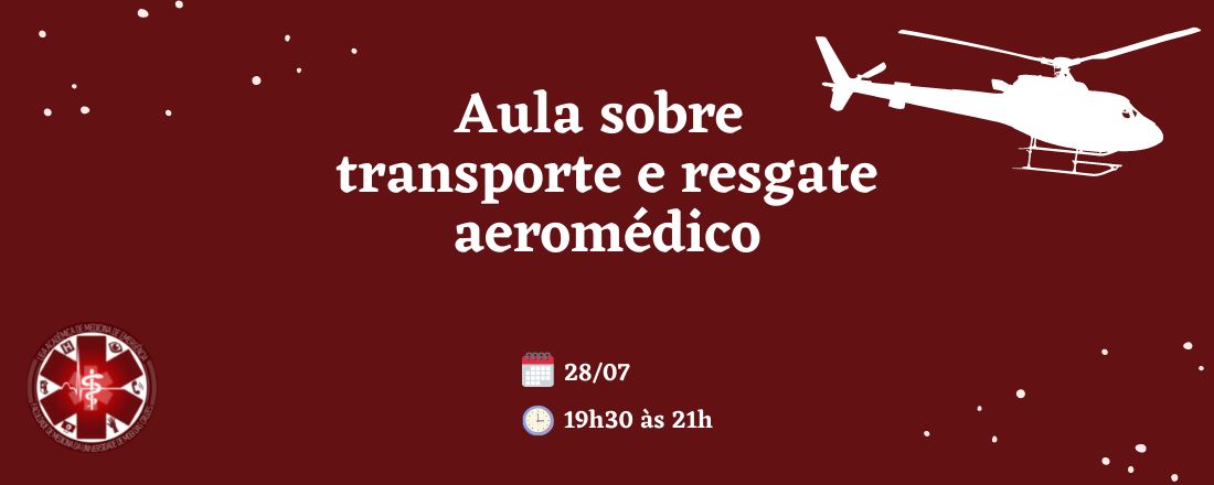 Aula sobre transporte e resgate aeromédico