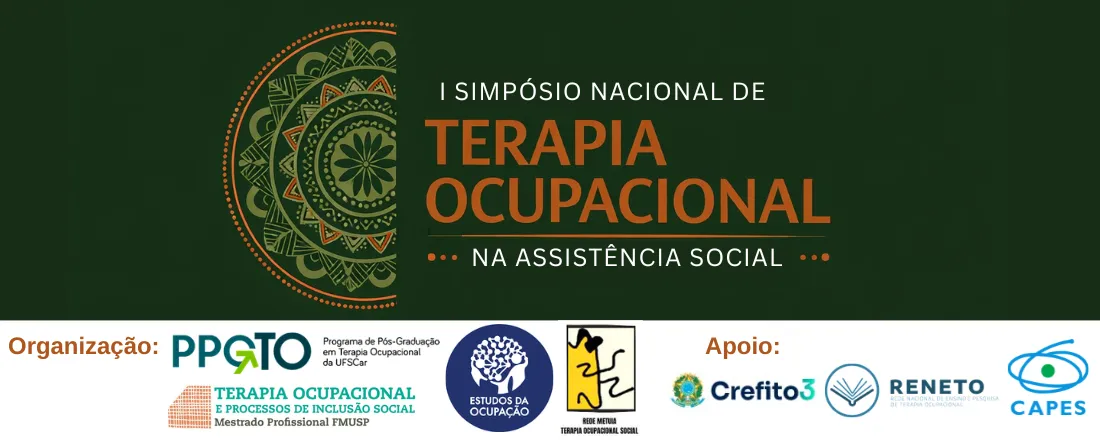 I Simpósio Nacional de Terapia Ocupacional na Assistência Social