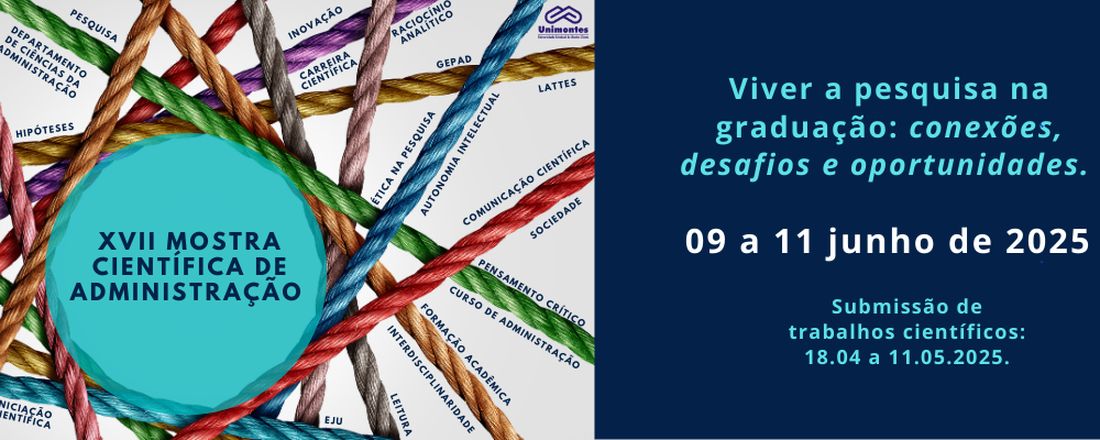 XVII MOSTRA CIENTÍFICA EM ADMINISTRAÇÃO