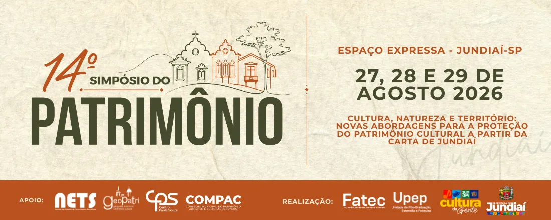 14° Simpósio do Patrimônio Material e Imaterial