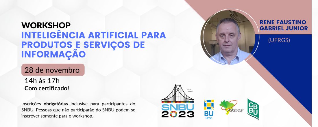 Workshop "Inteligência artificial para produtos e serviços de informação"