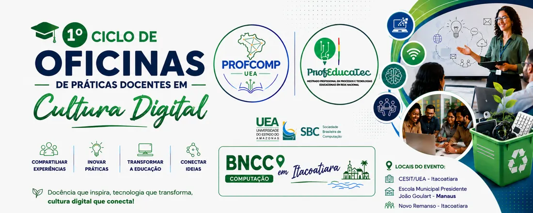 1º Ciclo de Oficinas de Práticas Docentes em Cultura Digital