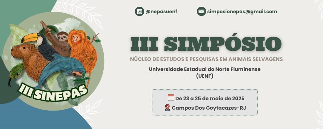 III SINEPAS - Simpósio do Núcleo de Estudos e Pesquisas em Animais Selvagens