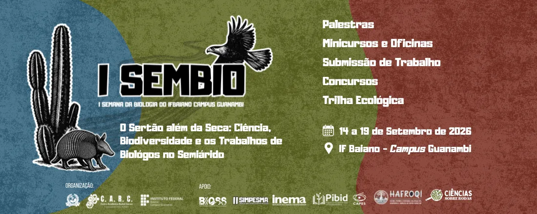 I SEMBIO - I Semana da Biologia do IF Baiano Campus Guanambi