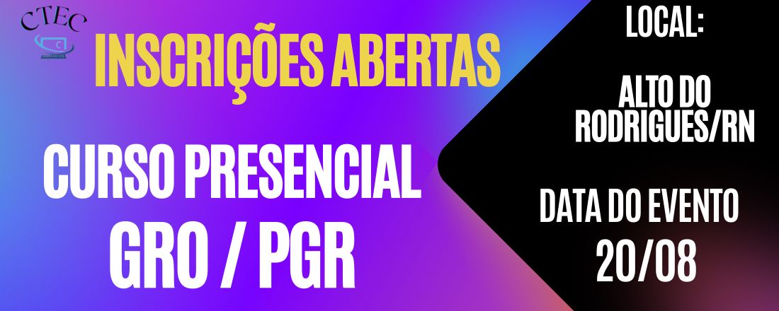 CURSO GRO/PGR