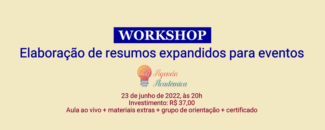 Workshop sobre Resumo Expandido