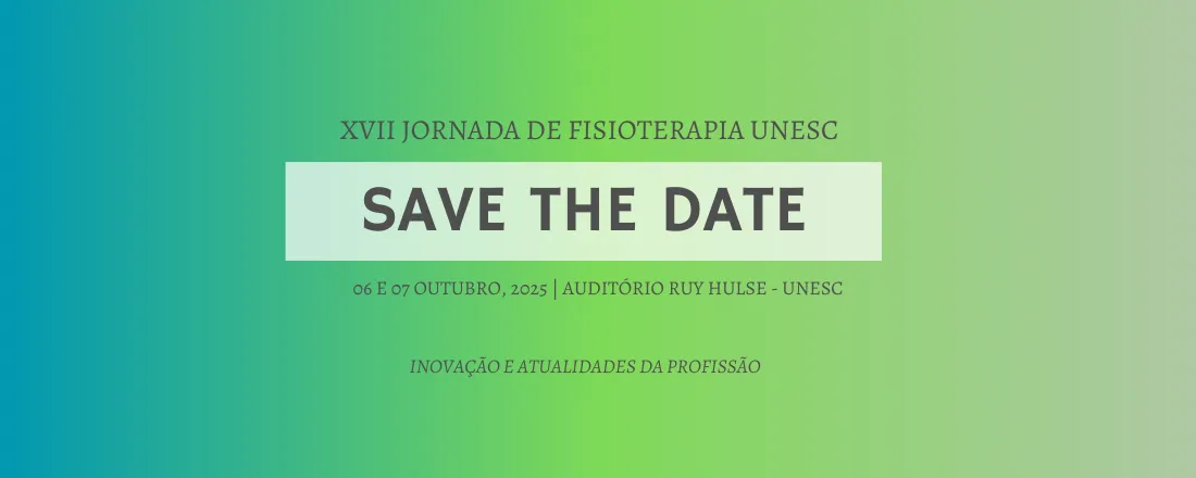 XXVII JORNADA UNESC DE FISIOTERAPIA