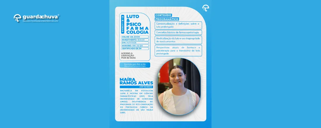 MINICURSO - LUTO E PSICOFARMACOLOGIA