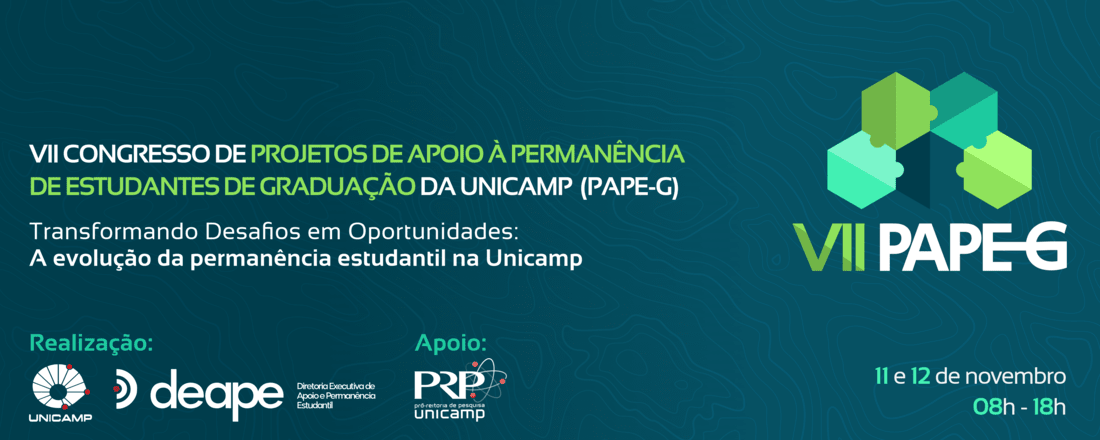 VII PAPE-G - Congresso de Projetos de Apoio à Permanência dos Estudantes de Graduação