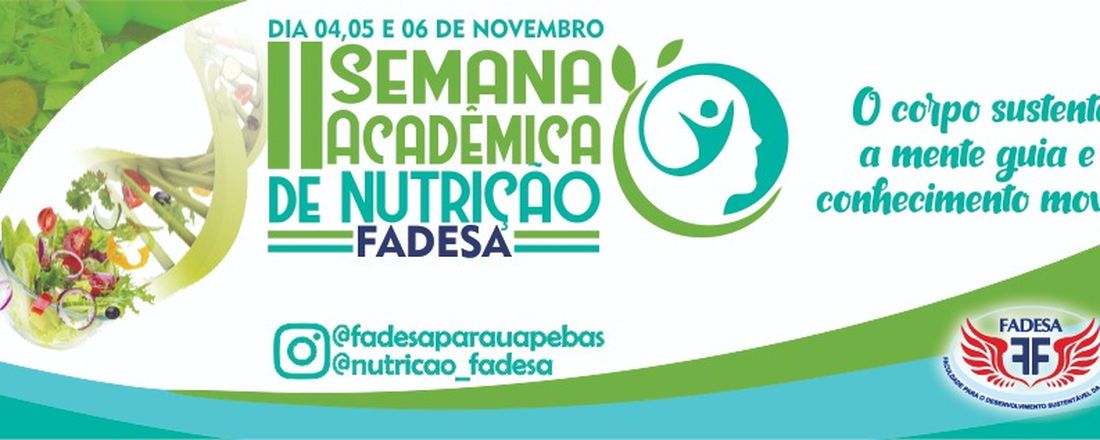 II SEMANA ACADÊMICA DE NUTRIÇÃO