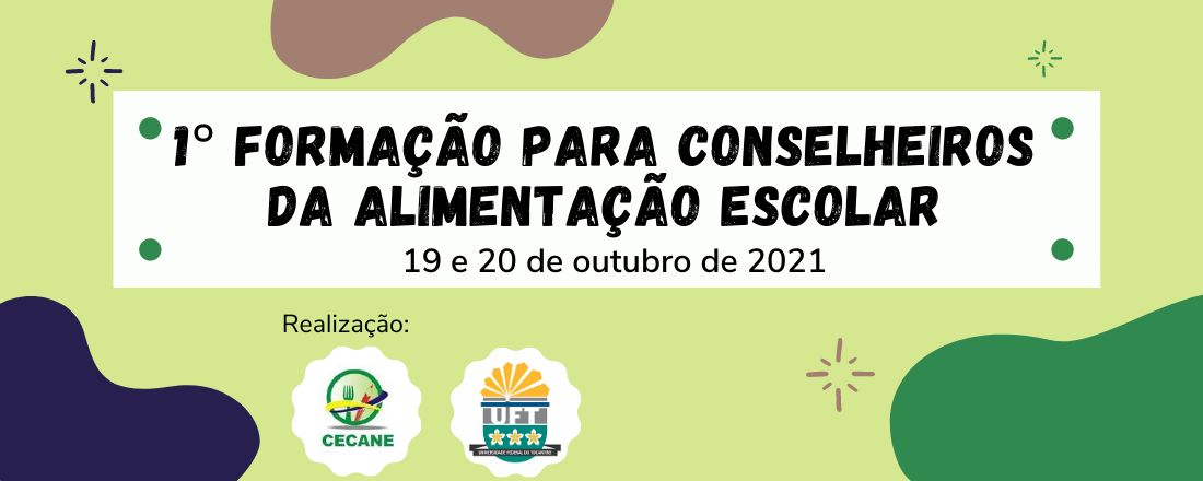 1° Formação para Conselheiros da Alimentação Escolar