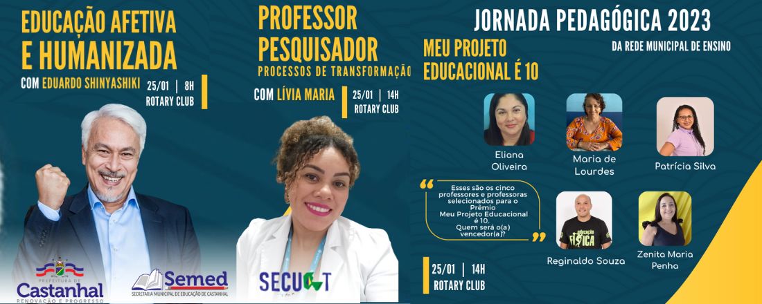 Jornada Pedagógica 2023 da Rede Municipal de Ensino