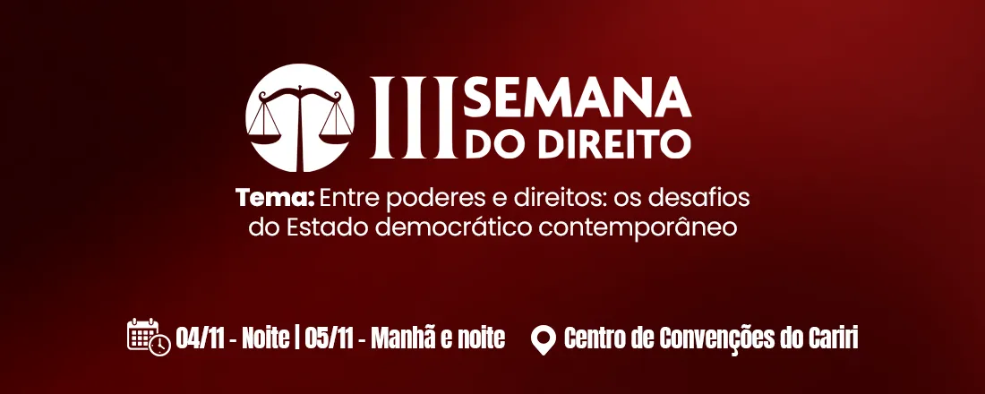 III Semana do Direito Unifamec