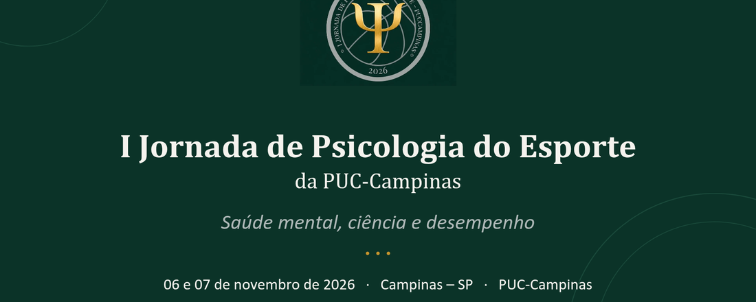 I Jornada de Psicologia do Esporte