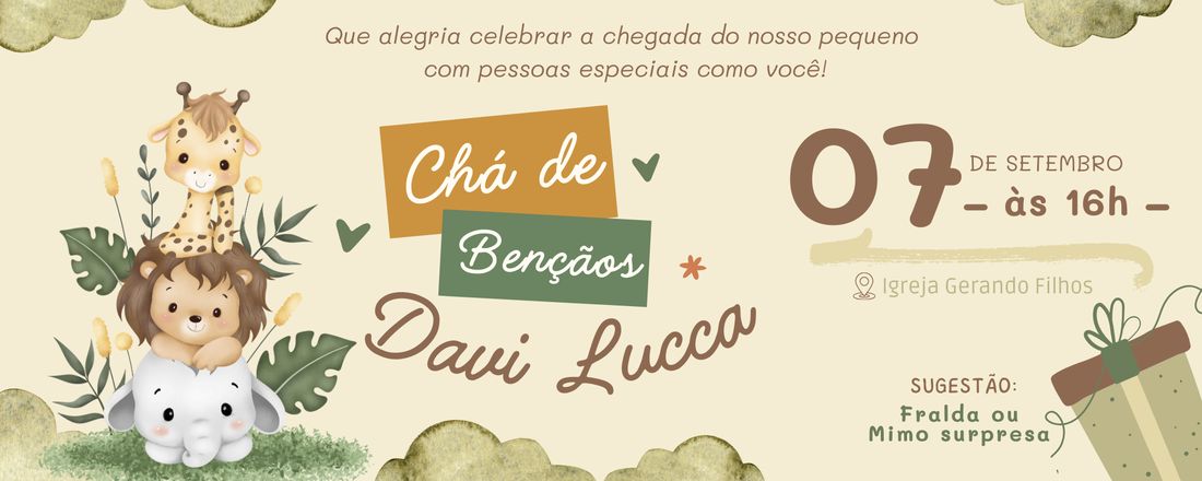 Chá de Benção Davi Lucca
